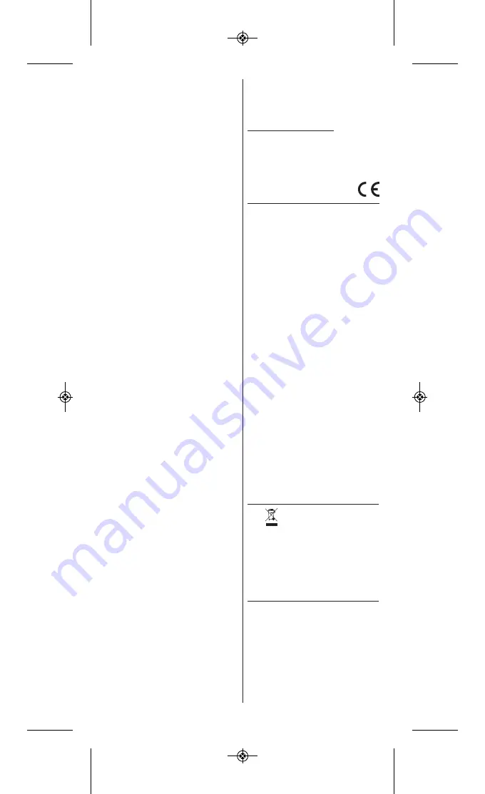 VALERA 101.03 Operating Instructions Manual Download Page 61