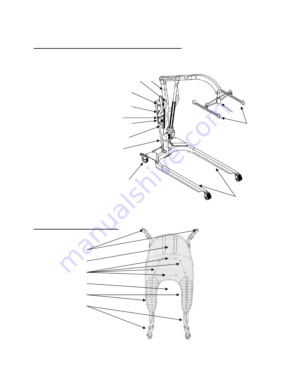 Vancare VANDER-LIFT II B450 Operating Manual Download Page 4