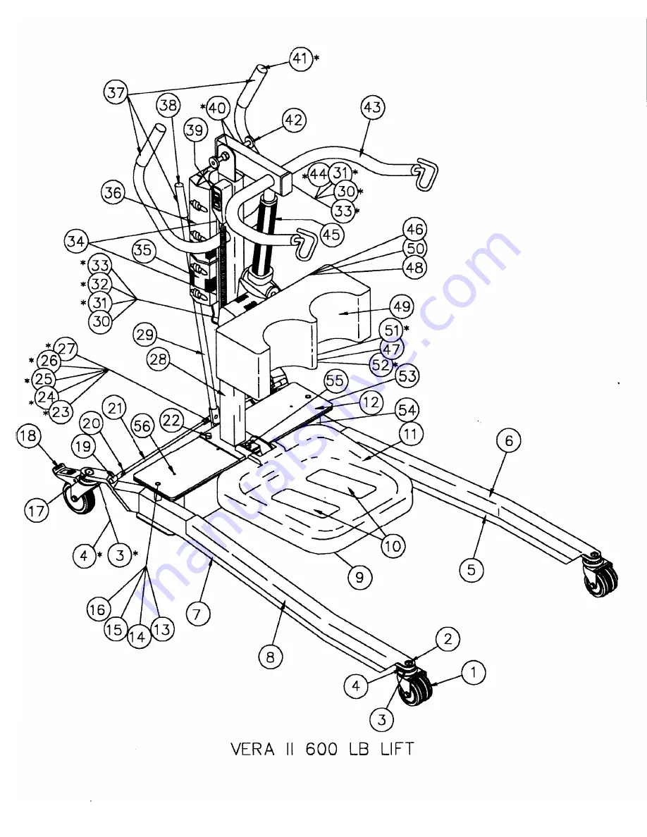 Vancare VERA-LIFT II B350 Скачать руководство пользователя страница 7