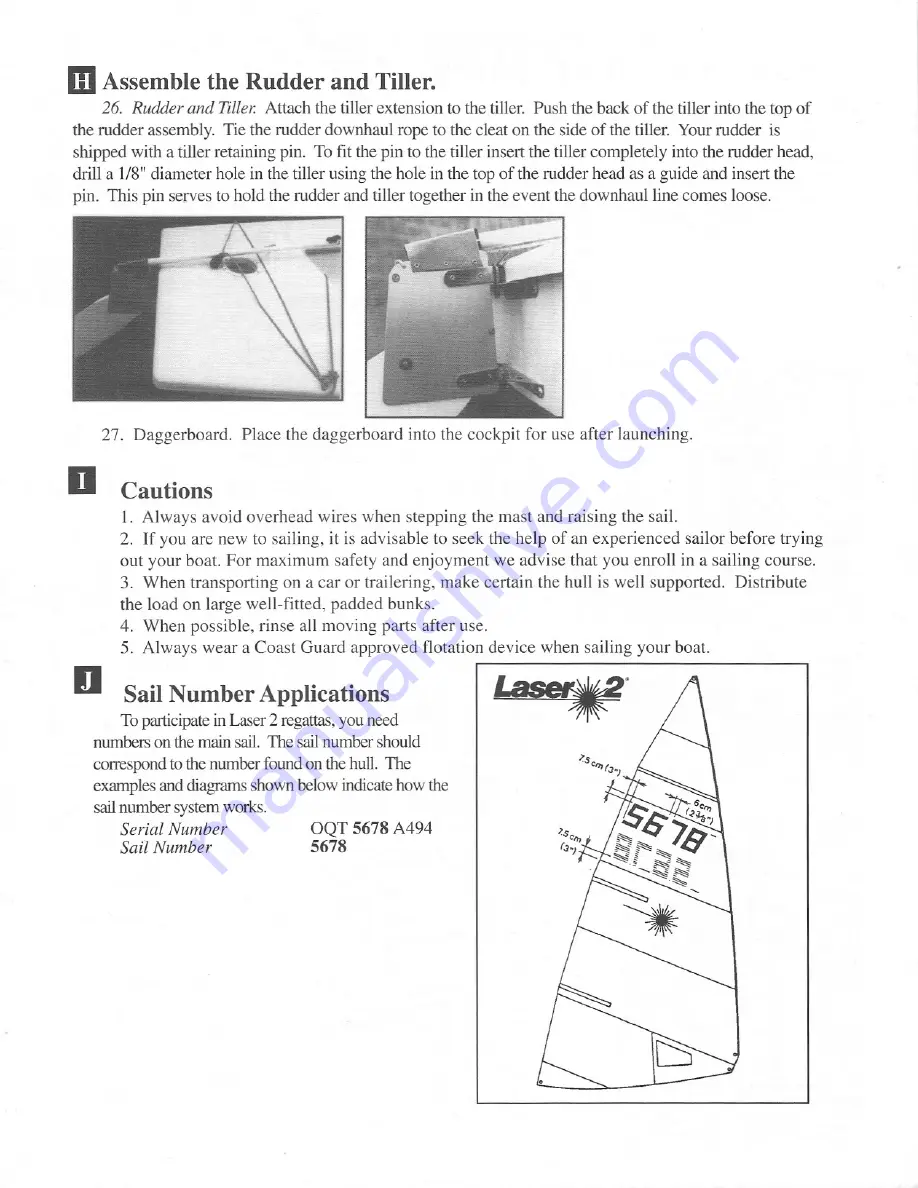 Vanguard Sailboats Laser 2 Скачать руководство пользователя страница 7