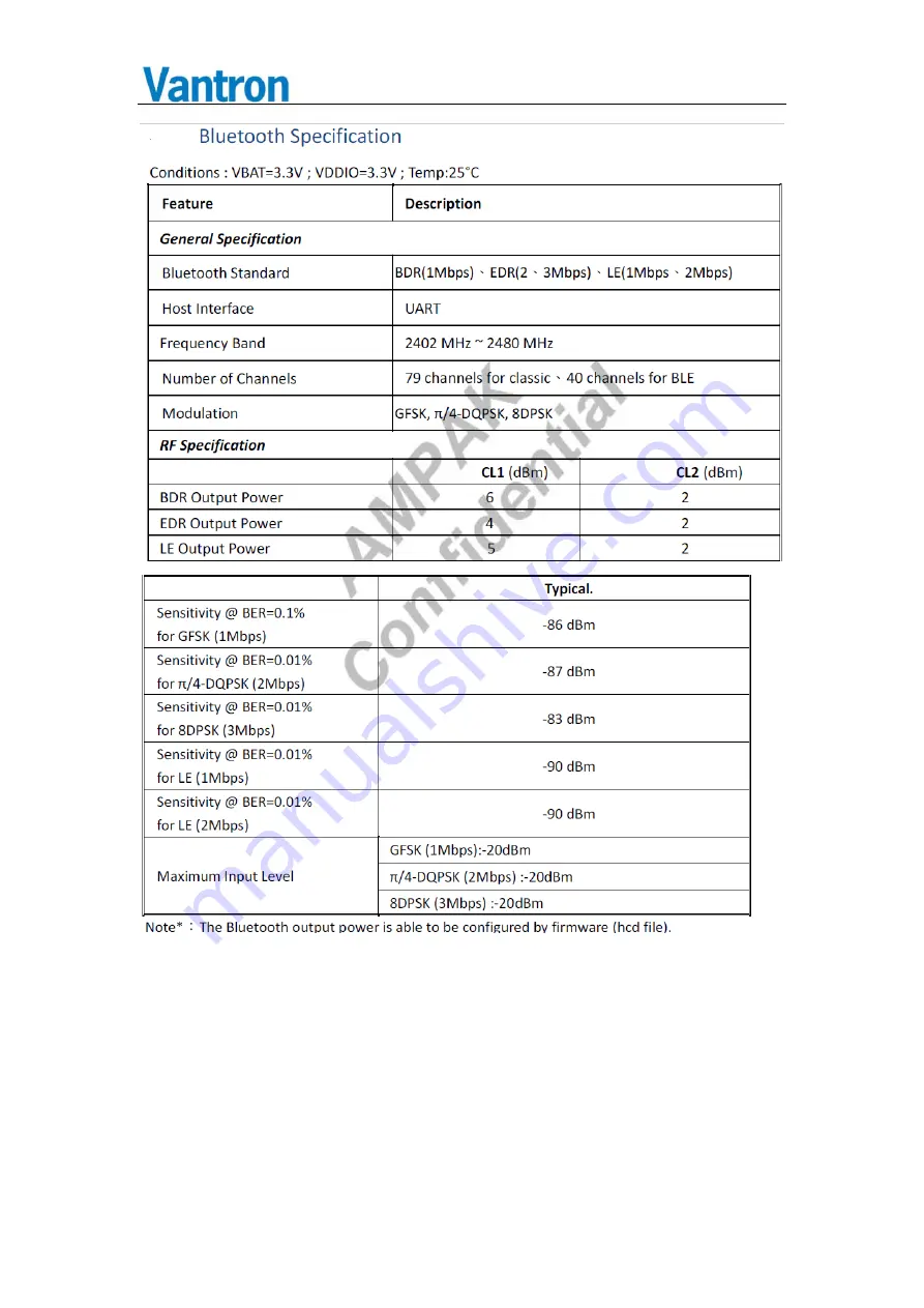 Vantron MOB-WBT-56 Скачать руководство пользователя страница 6