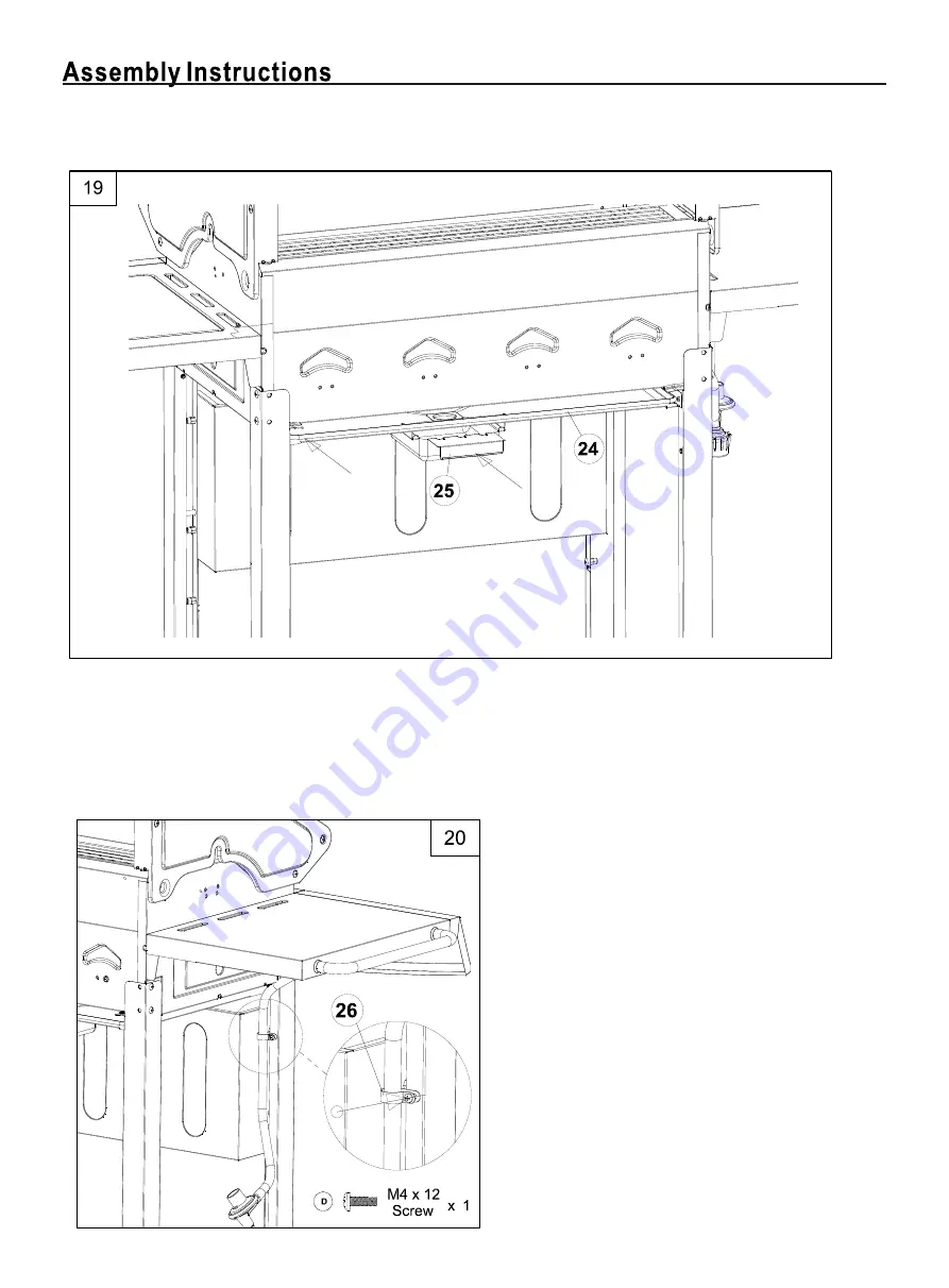 Vanward GD4838S-G Assembly, Use And Care Manual Download Page 17