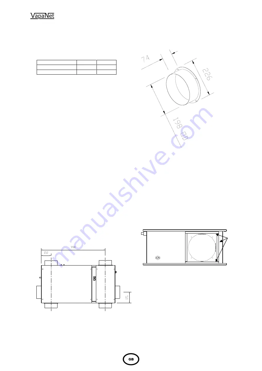 Vapac VapaNet LFE Series Installation & Operation Manual Download Page 5