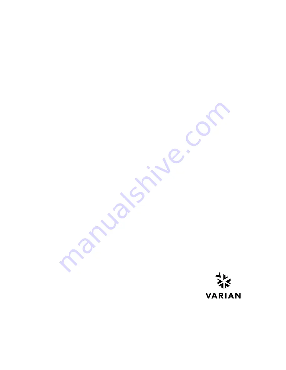 Varian 919-1114 Instruction Manual Download Page 30