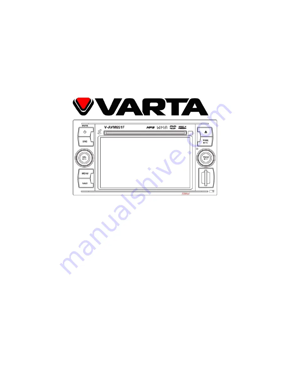 Varta DVD V-AVM651F Instruction Manual Download Page 1