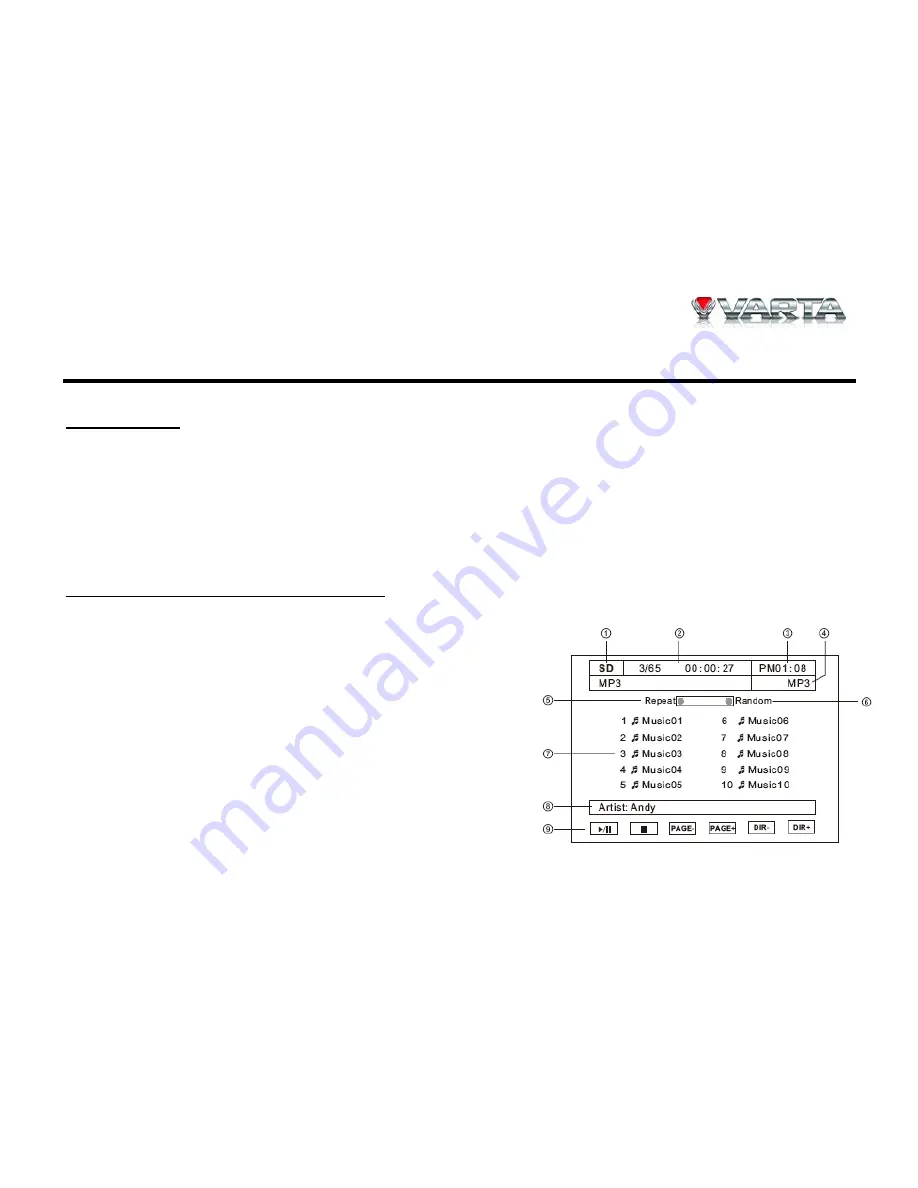 Varta DVD V-AVM651F Instruction Manual Download Page 93