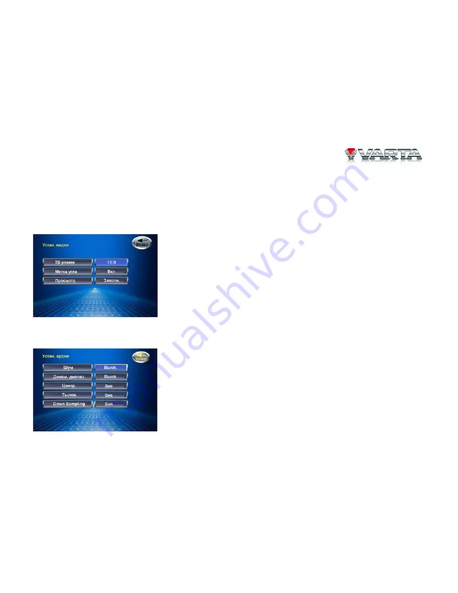 Varta DVD V-AVM651F Скачать руководство пользователя страница 102