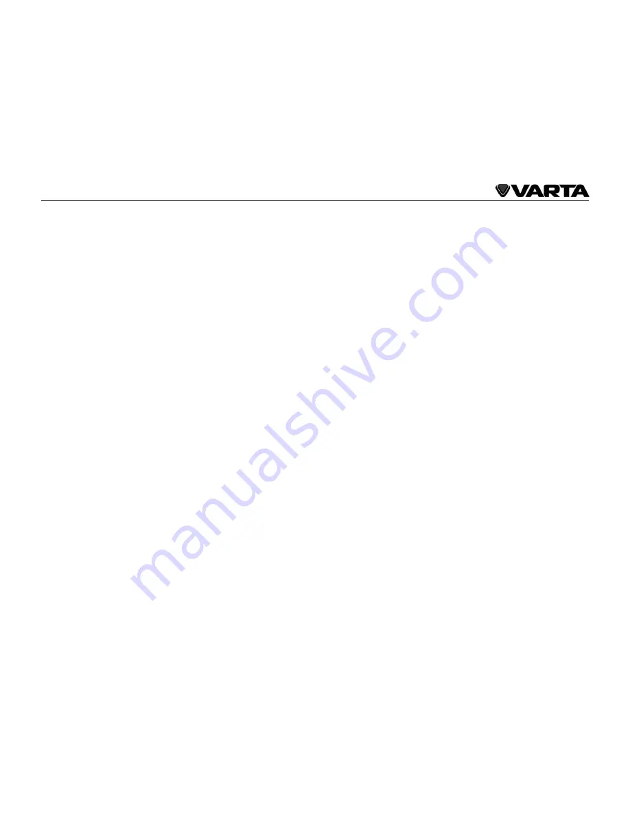 Varta V-AVD99 Instruction Manual Download Page 16