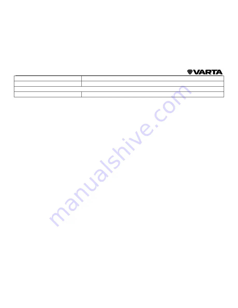 Varta V-AVD99 Instruction Manual Download Page 43