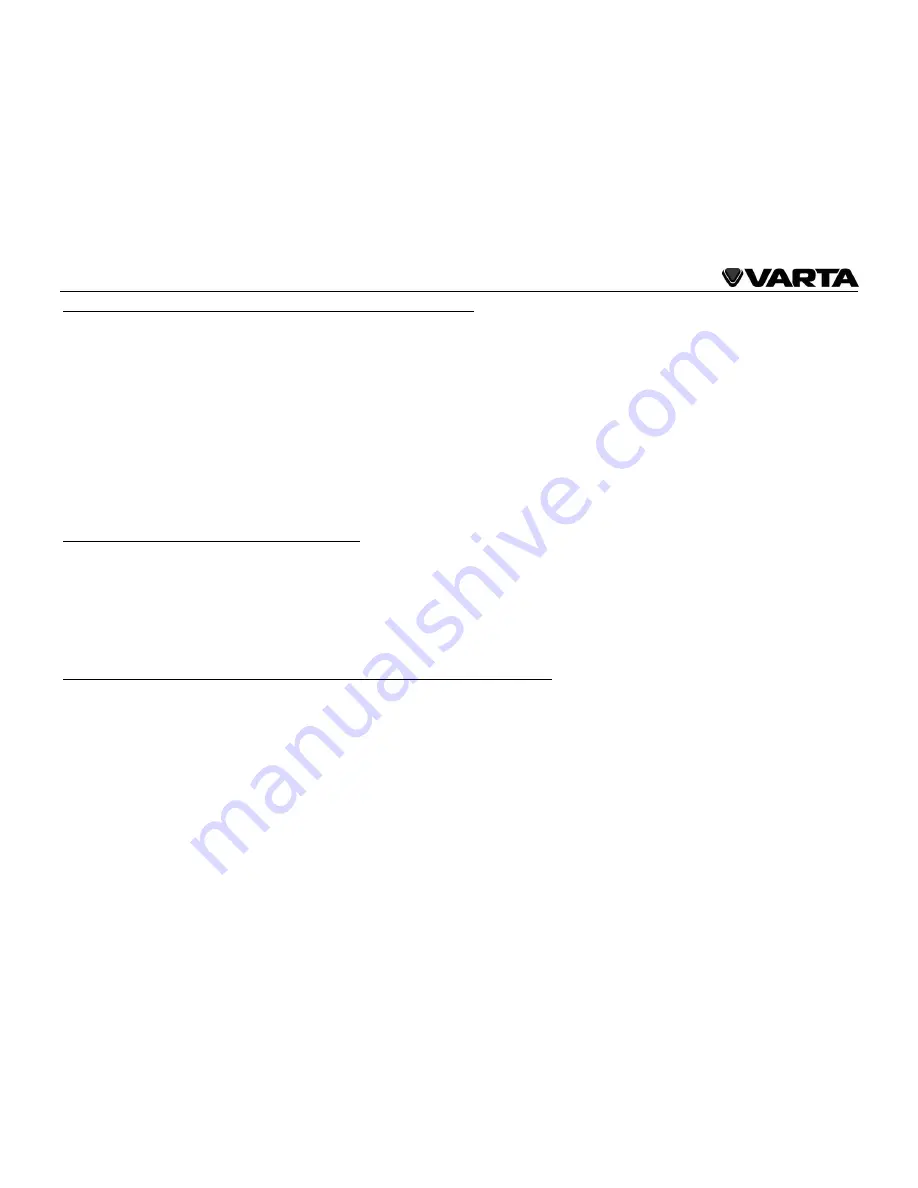 Varta V-AVD99 Instruction Manual Download Page 63