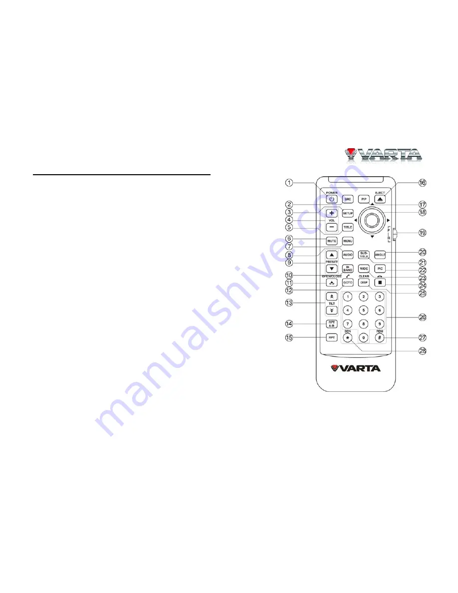 Varta V-AVM711D Instruction Manual Download Page 74