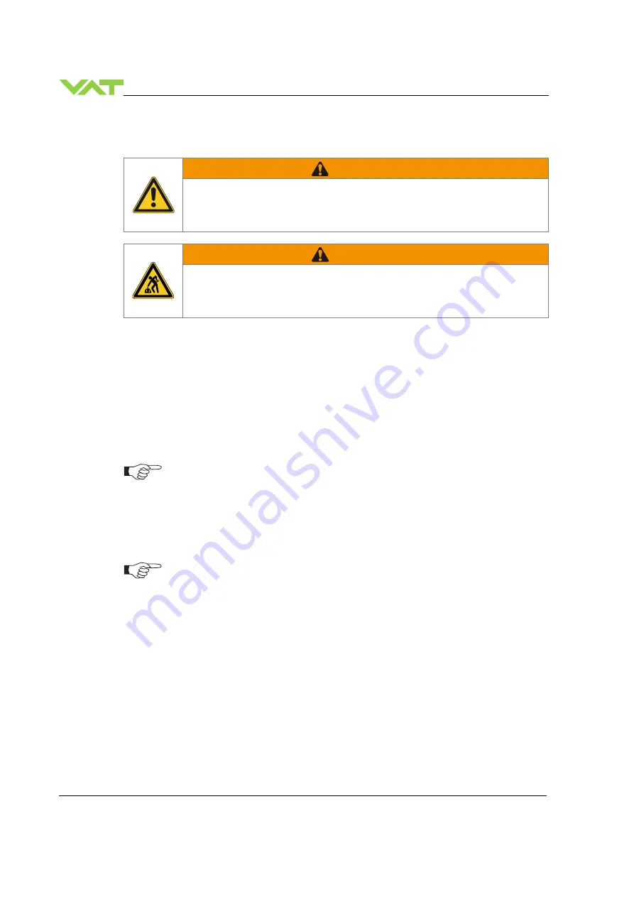 VAT 570 Series Installation, Operating,  & Maintenance Instructions Download Page 10