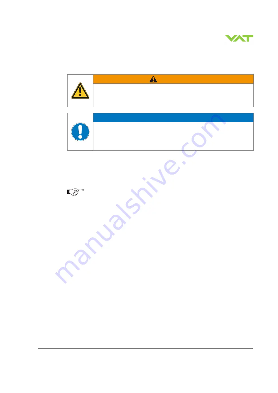 VAT 570 Series Installation, Operating,  & Maintenance Instructions Download Page 23