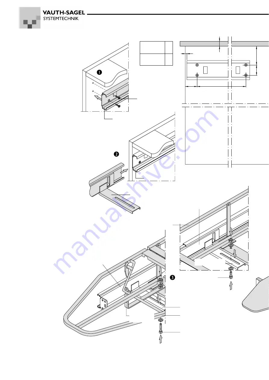 Vauth-Sagel BUILT-IN IRONING BOARD Manual Download Page 2