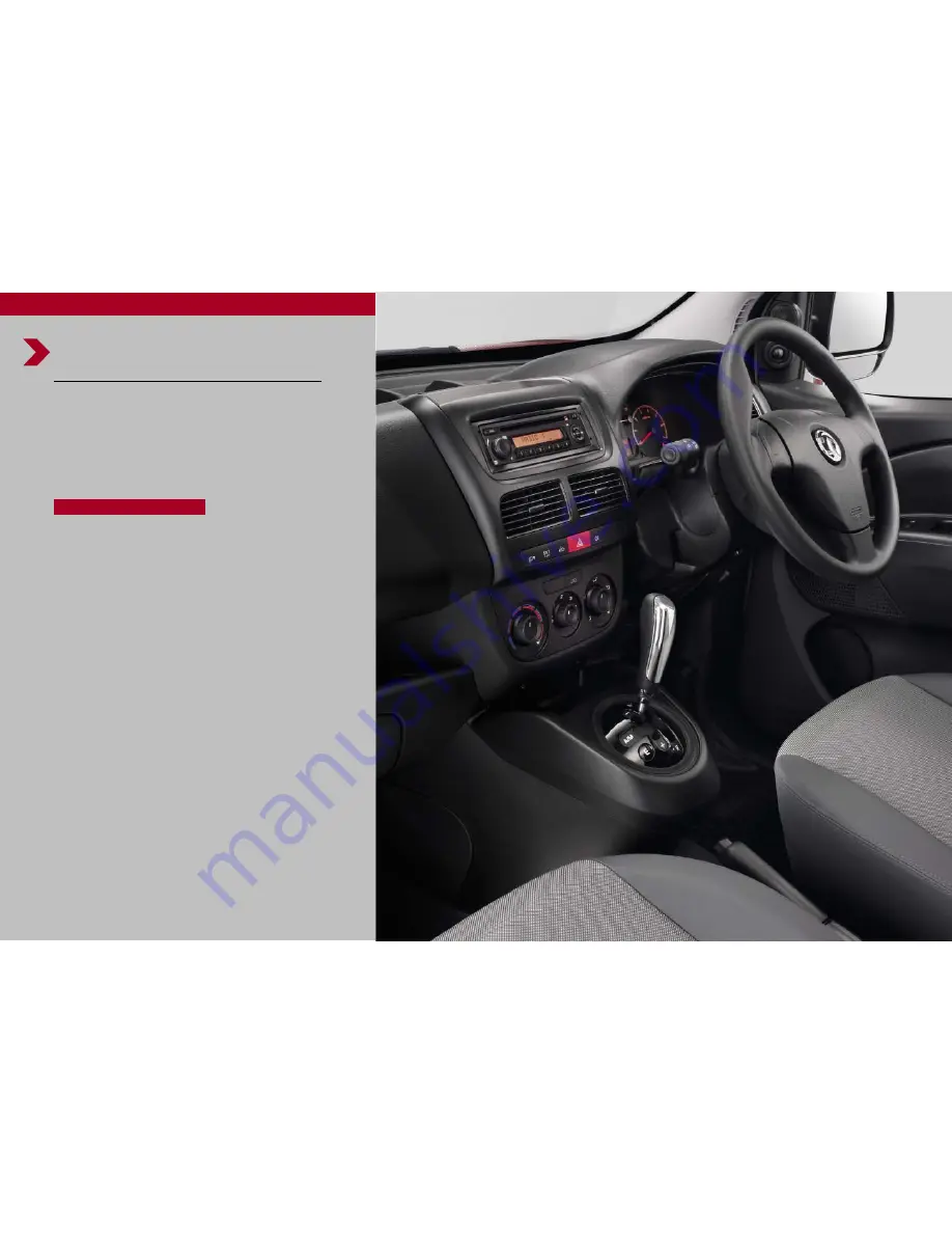 Vauxhall 2012 Combo L1 H1 Quick Manual Download Page 24