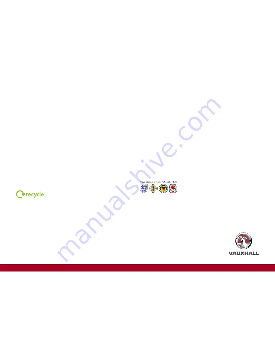 Vauxhall 2012 Combo L1 H1 Quick Manual Download Page 40