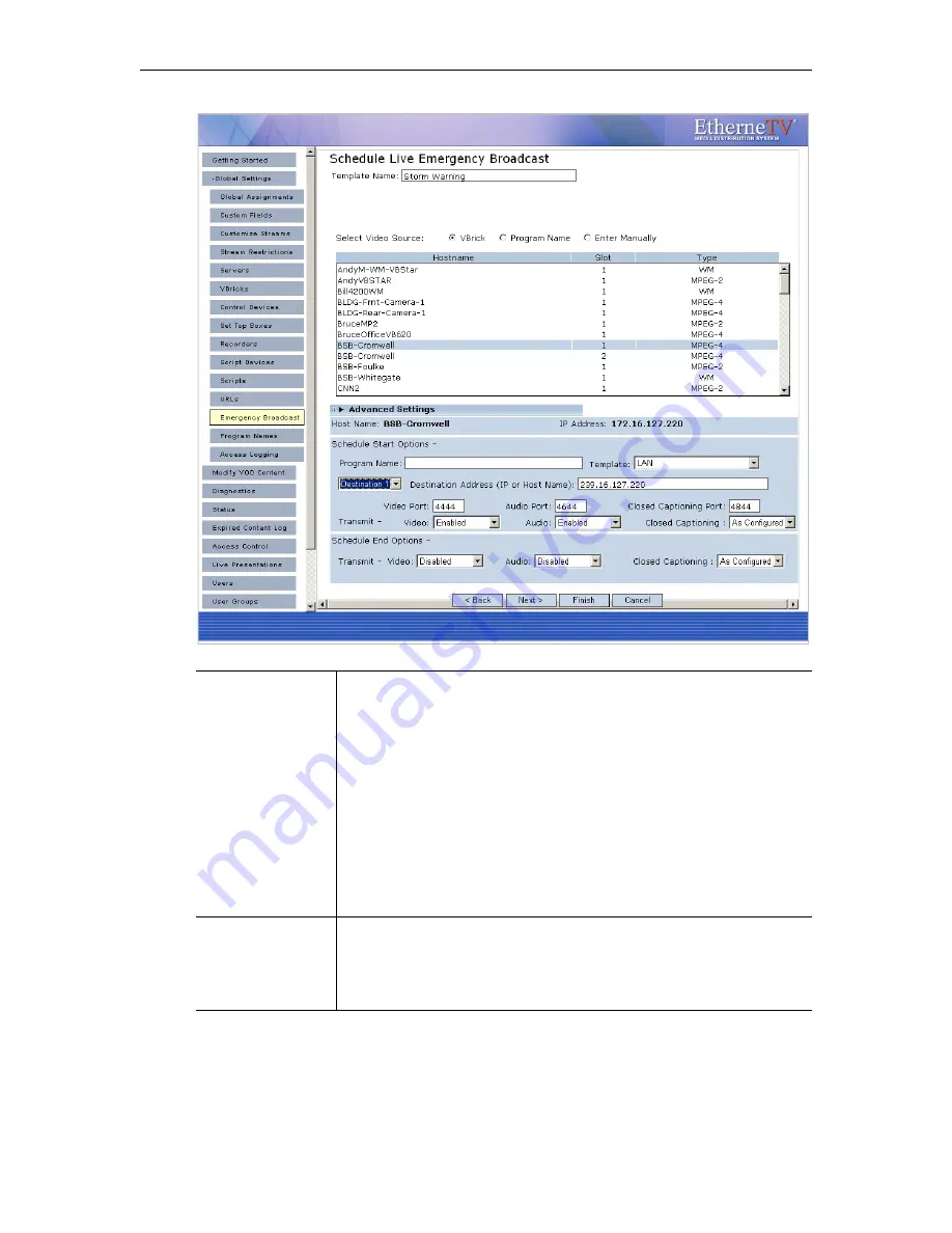 VBrick Systems Portal Server ETV v4.1 Admin Manual Download Page 69