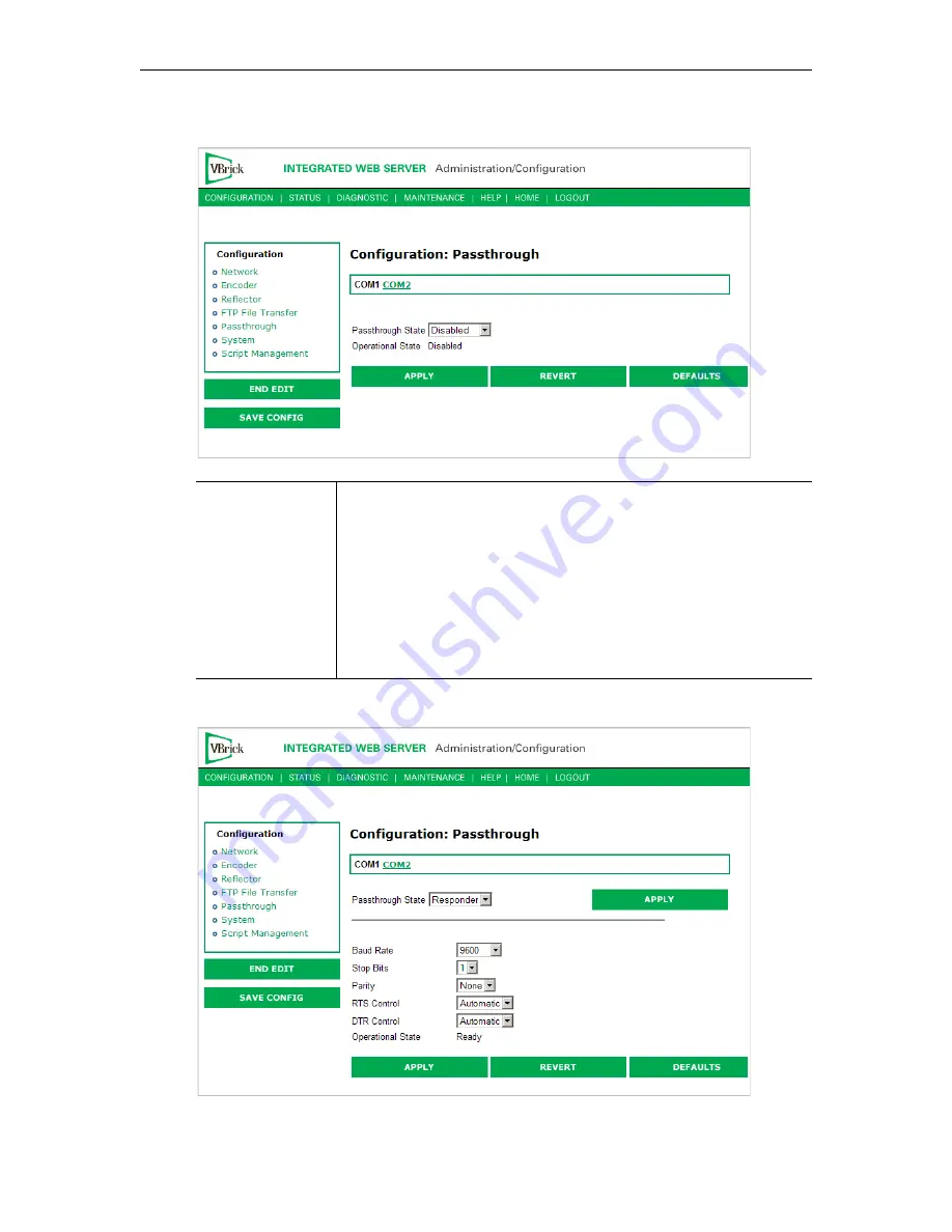 VBrick Systems VB4000 Series Admin Manual Download Page 83