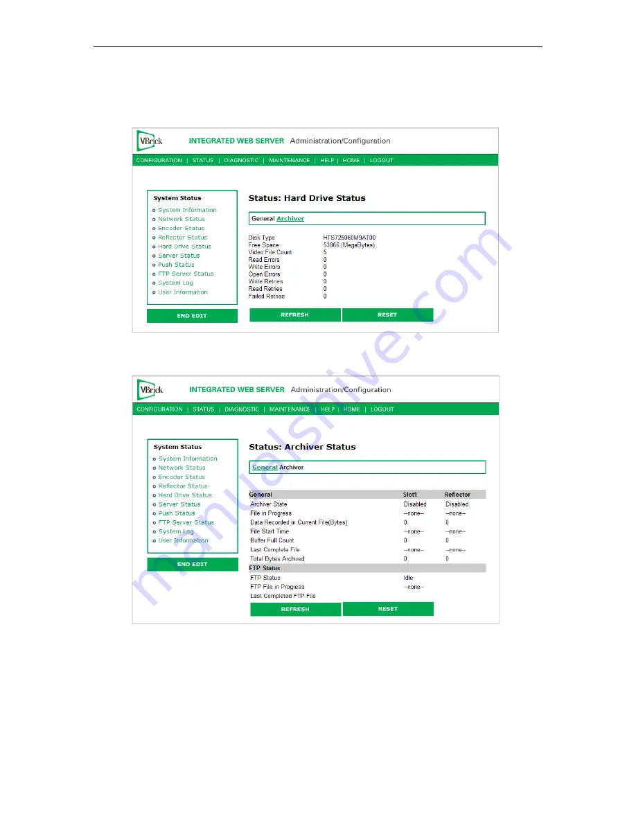 VBrick Systems VB4000 Series Admin Manual Download Page 112