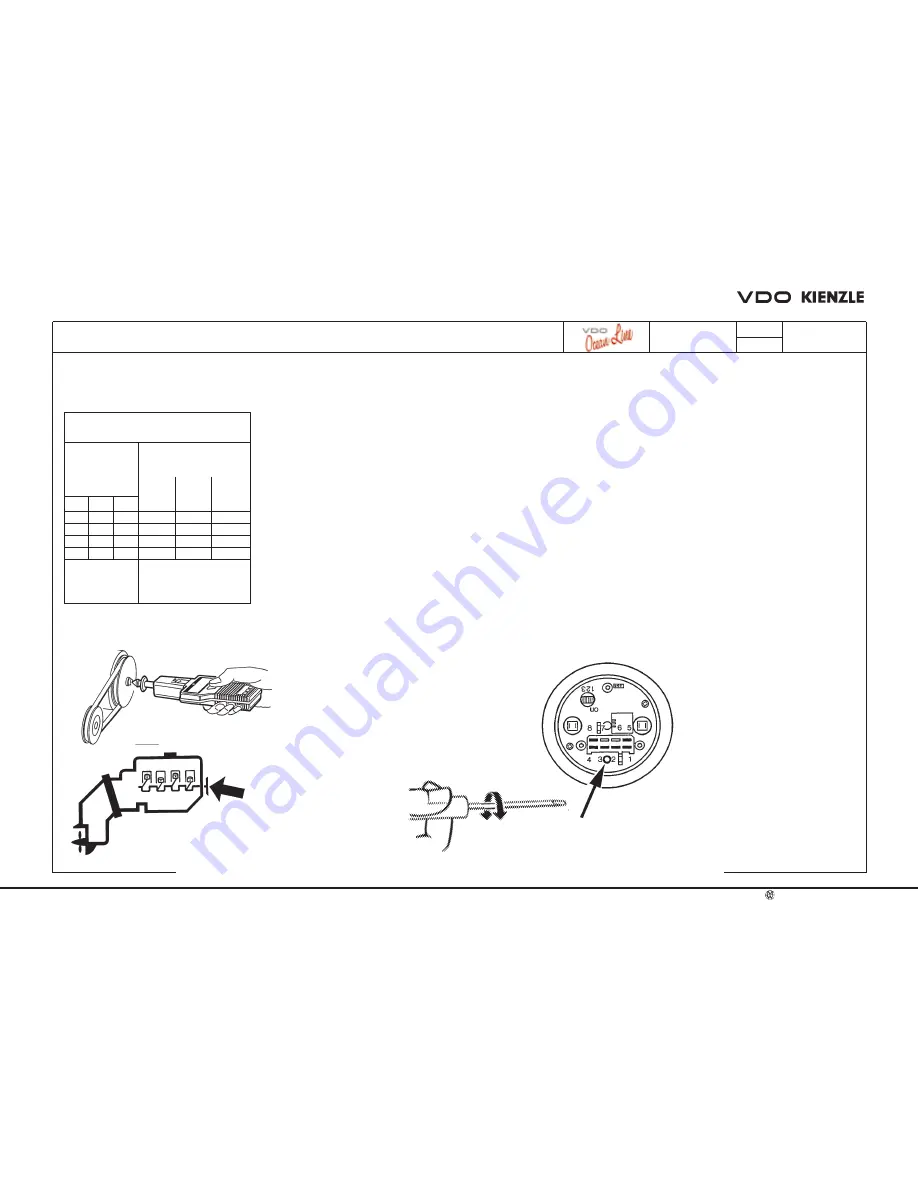 VDO TACHOMETER Installation Instructions Manual Download Page 7