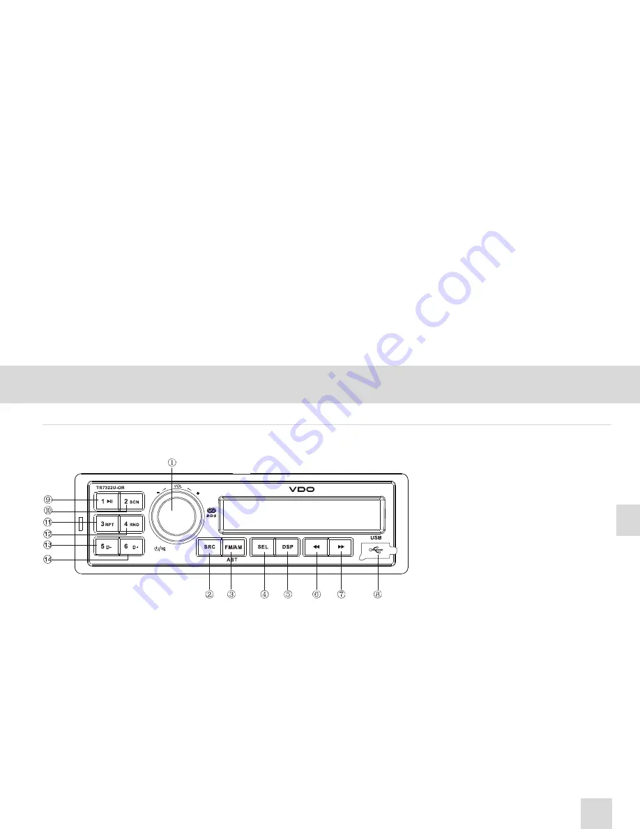 VDO TR 7311U-OR - Скачать руководство пользователя страница 3