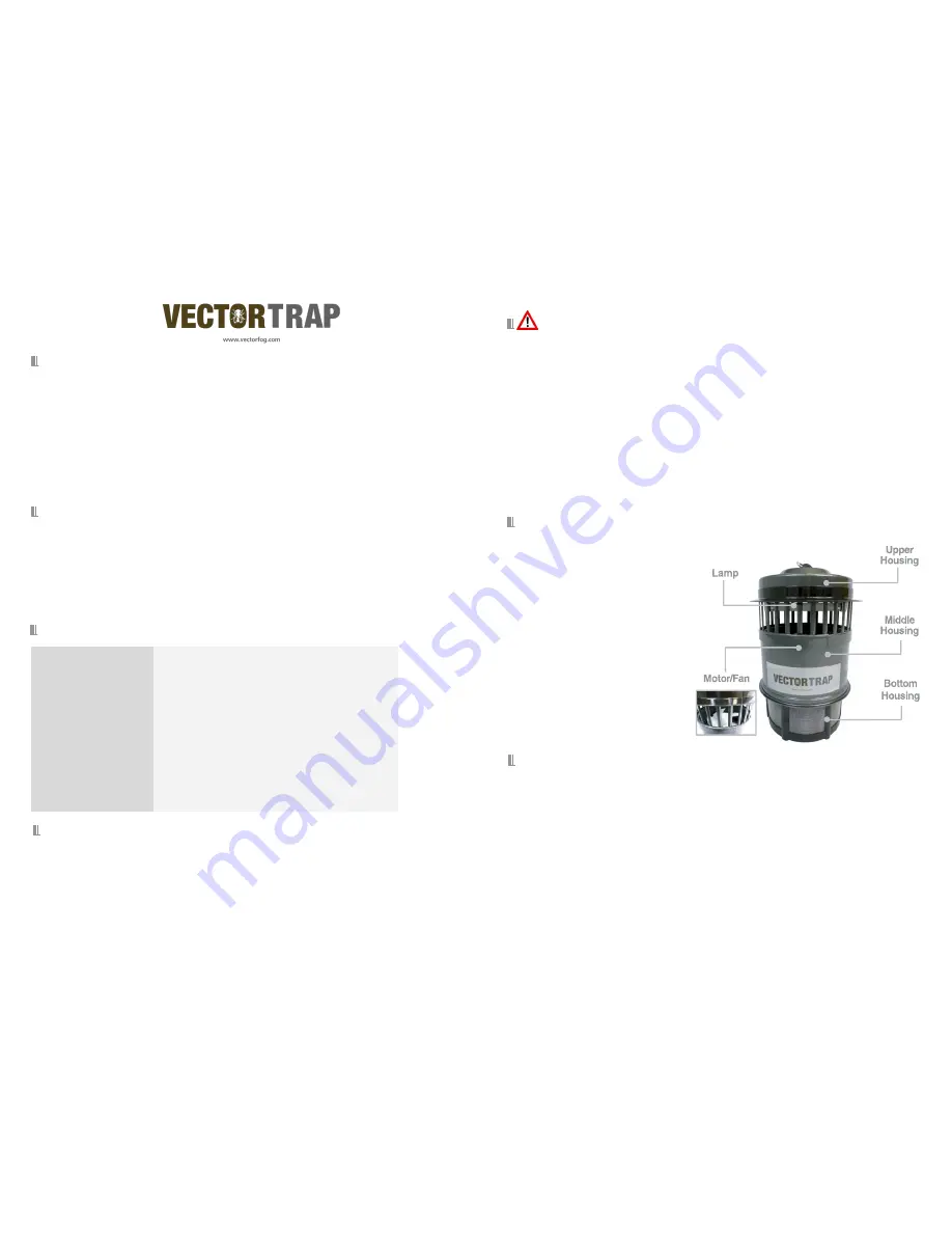 Vector Fog T 10 Instruction Manual Download Page 2