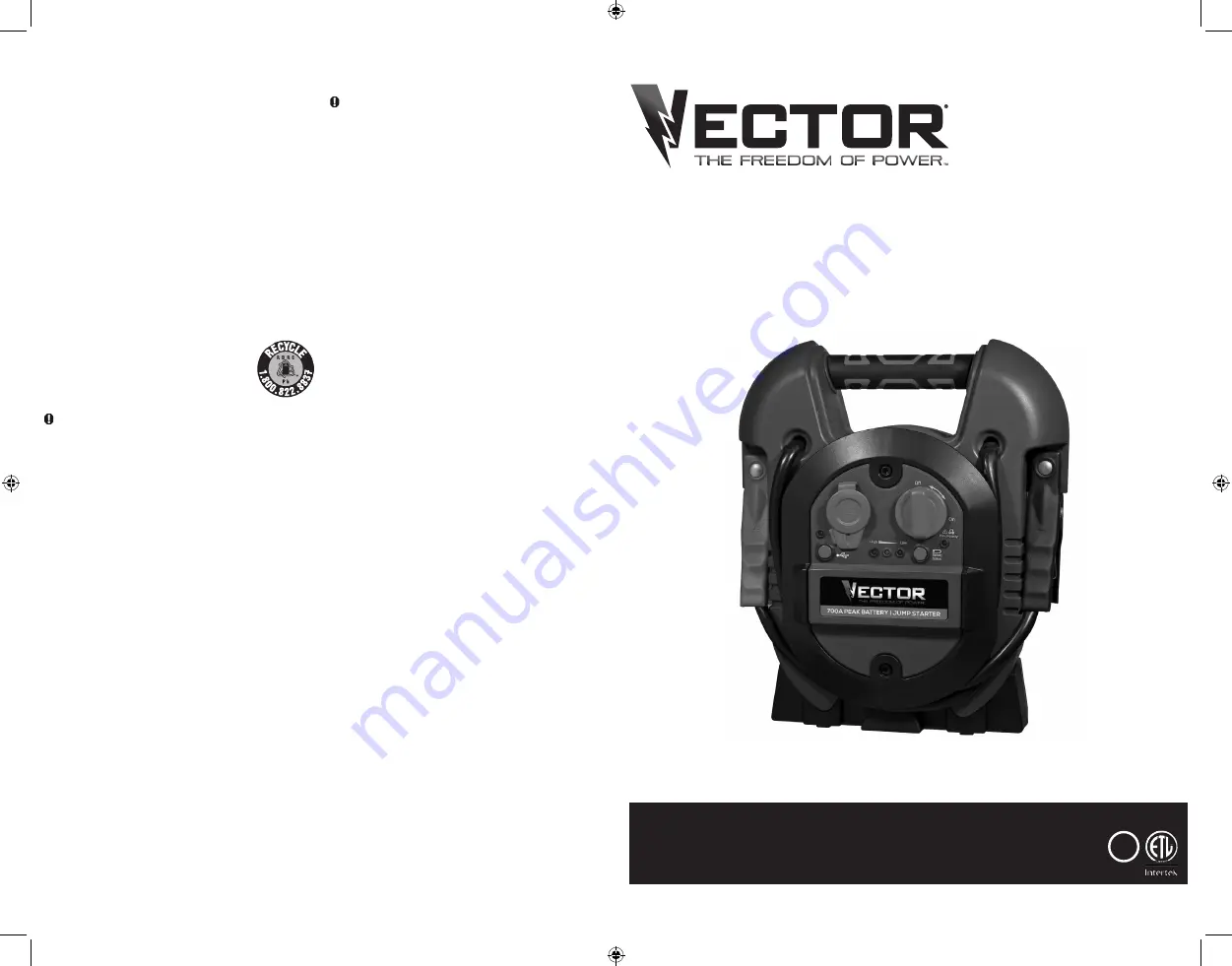 Vector J312V Instruction Manual Download Page 1