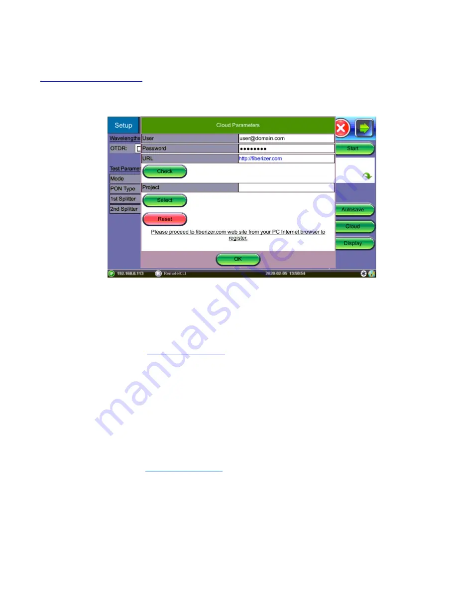 VeEX FX150 User Manual Download Page 87