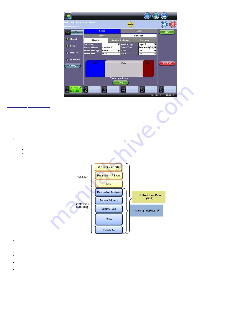 VeEX UX400 User Manual Download Page 80