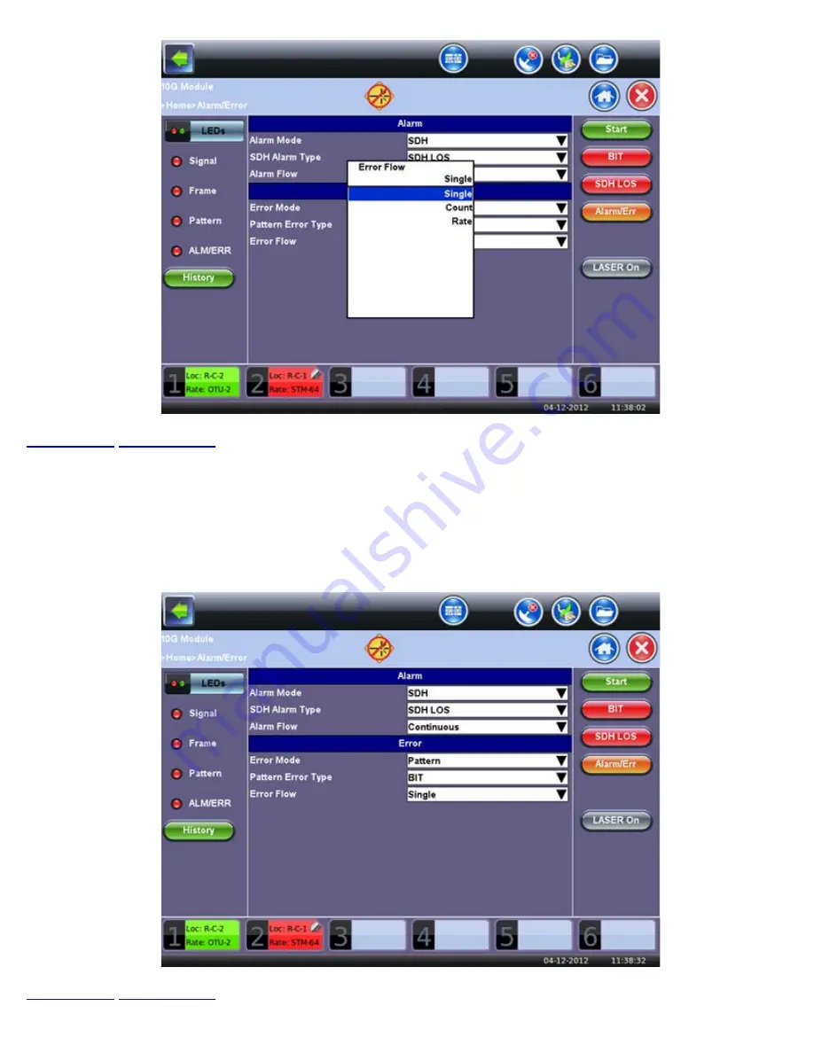 VeEX UX400 User Manual Download Page 148