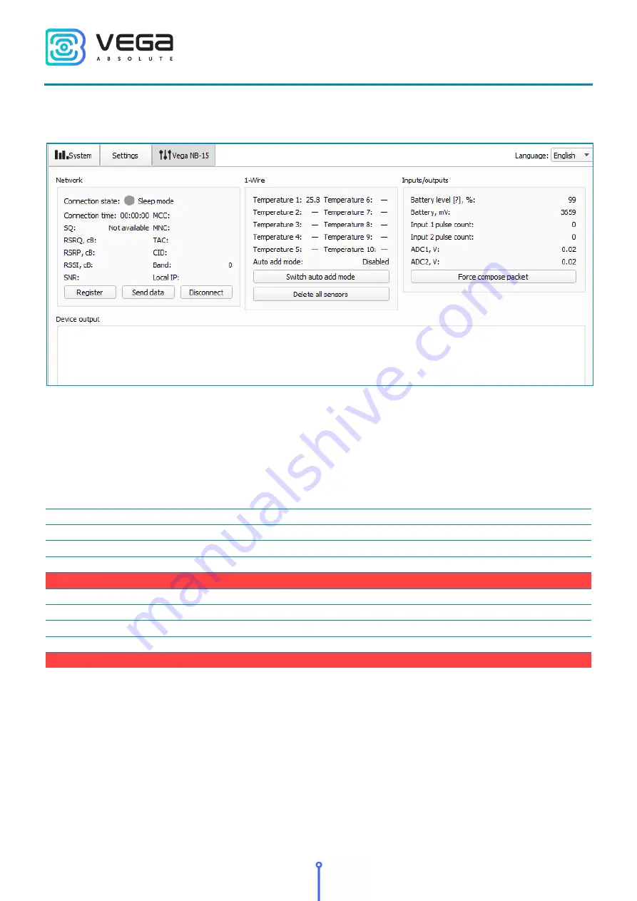 Vega NB-15 User Manual Download Page 18