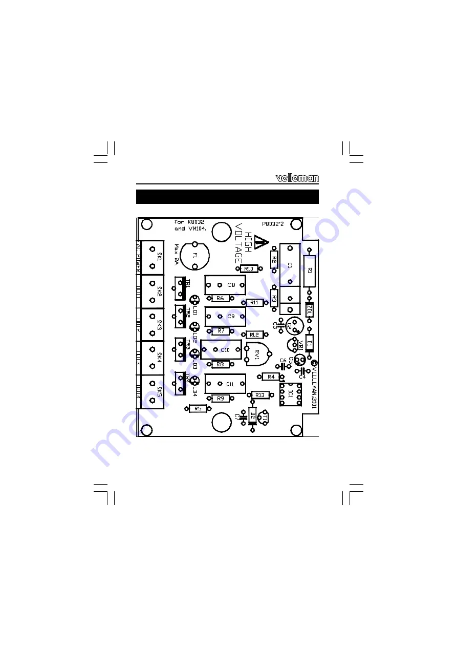 Velleman K8032 Illustrated Assembly Manual Download Page 10