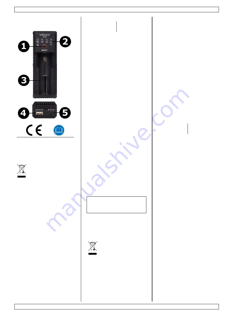 Velleman VLE9 Скачать руководство пользователя страница 1