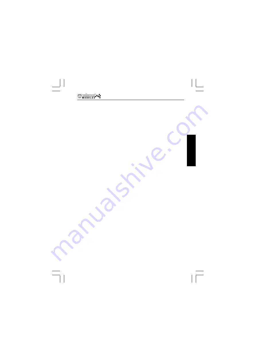 Velleman VM105 Operating Instructions Manual Download Page 9