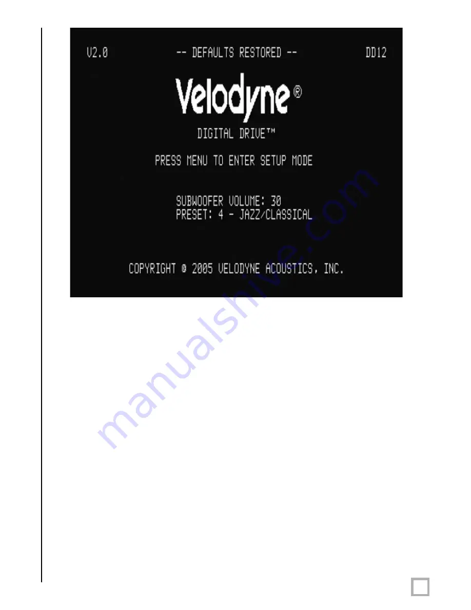 Velodyne Digital Drive User Manual Download Page 19