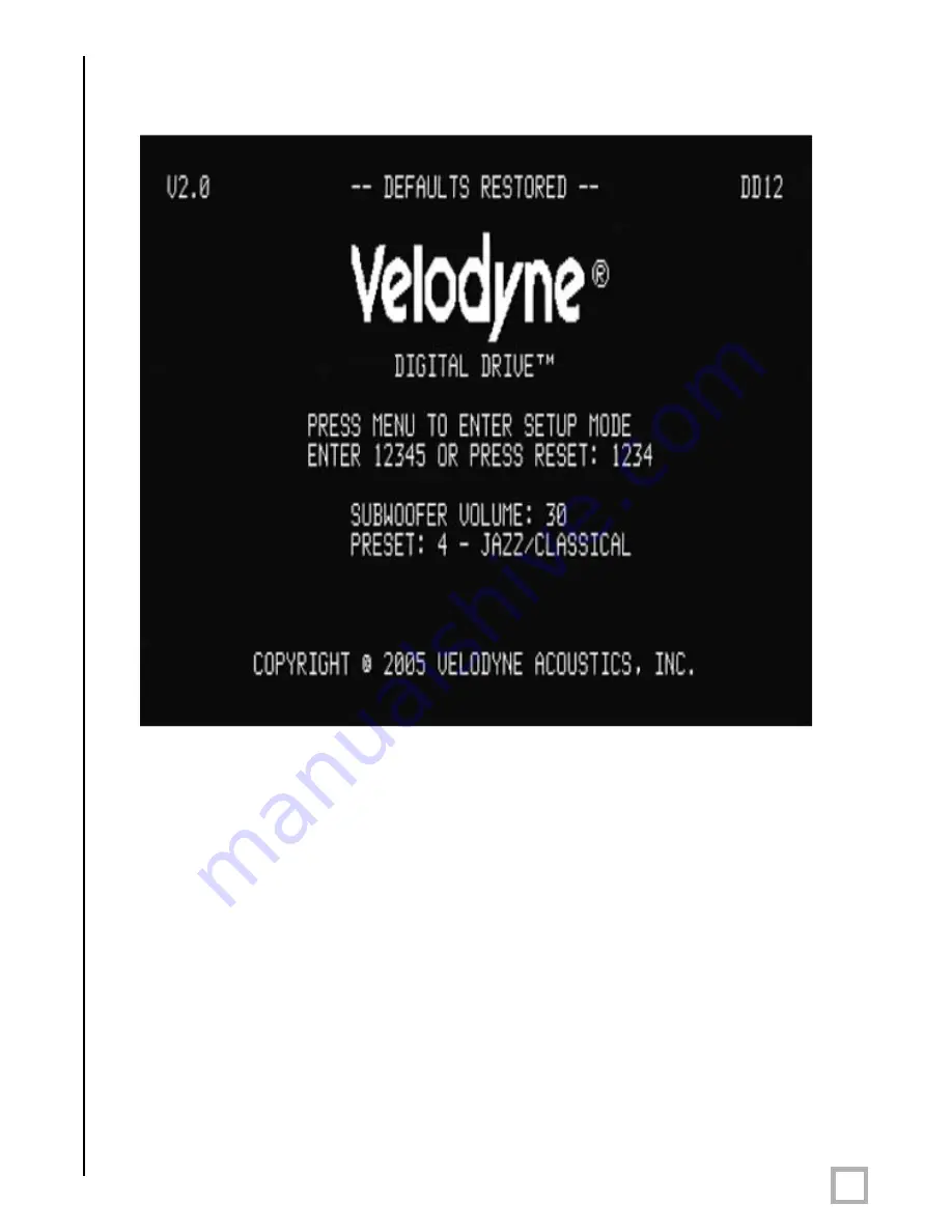 Velodyne Digital Drive User Manual Download Page 24