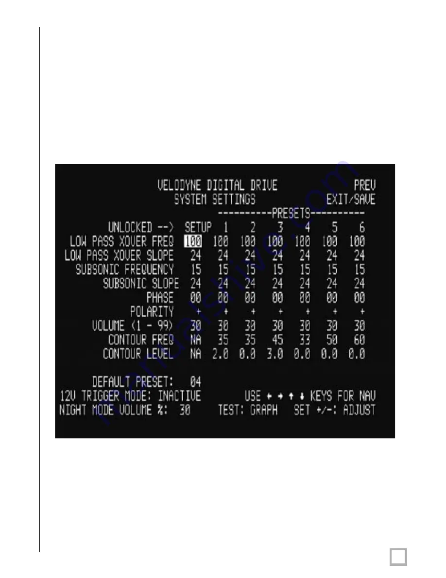 Velodyne SMS-1 - DATASHEET 1 Скачать руководство пользователя страница 30