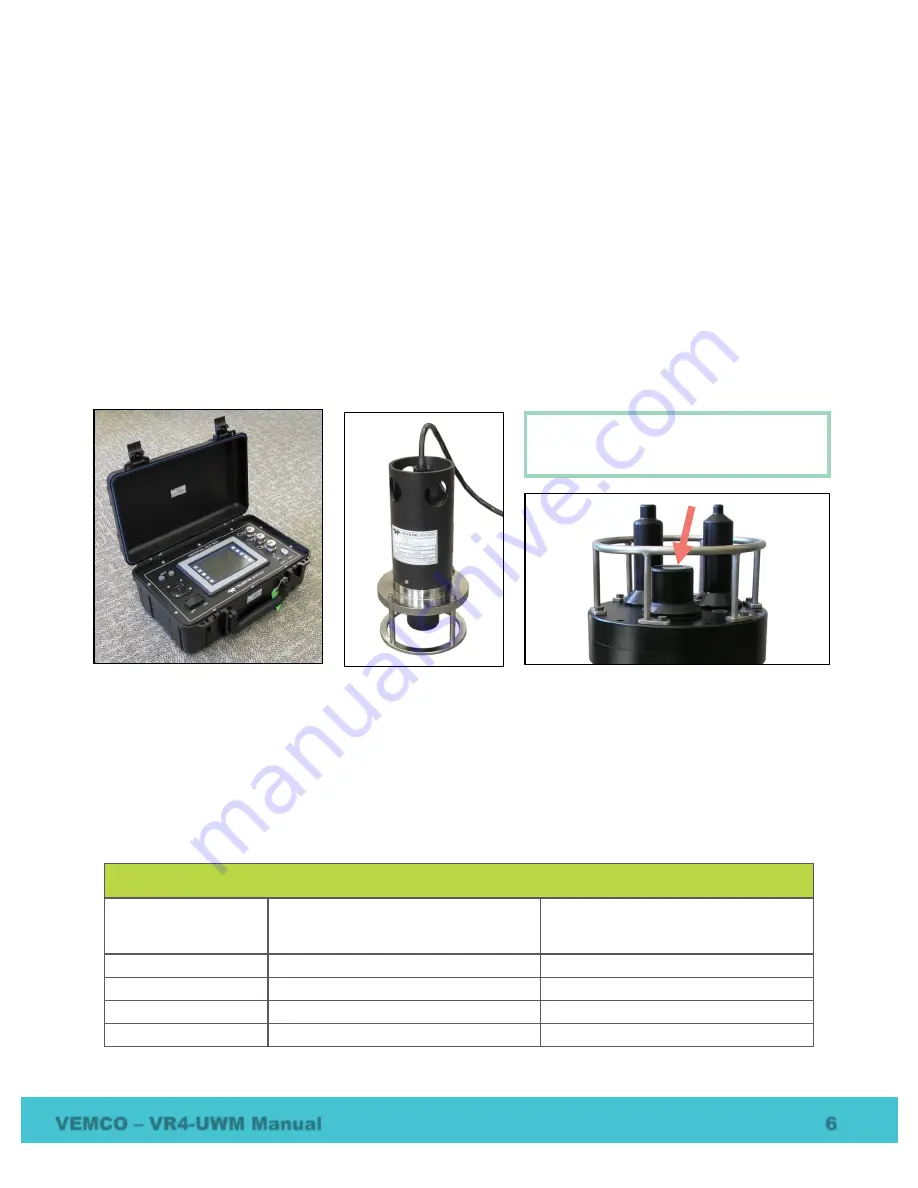 Vemco VR4-UWM User Manual Download Page 12