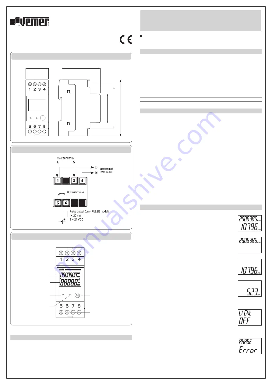 Vemer Energy-230 D22 PULSE Скачать руководство пользователя страница 2