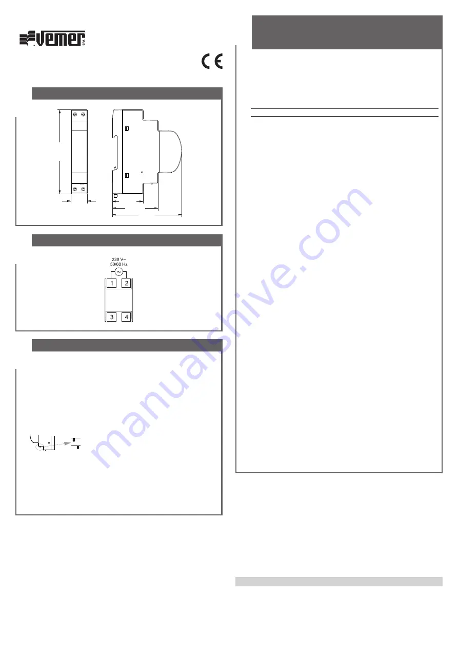 Vemer Nana User Manual Download Page 1