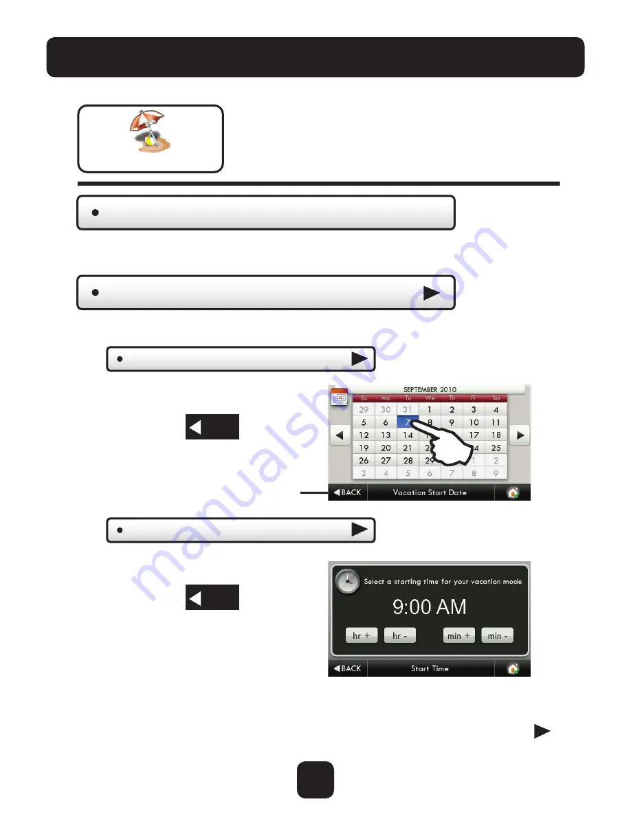 Venstar ColorTouch T5800 Owner'S Manual And Installation Instructions Download Page 30