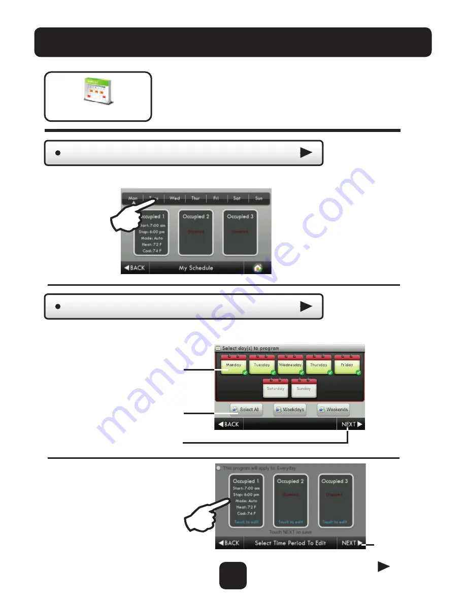 Venstar ColorTouch T6800 Owner'S Manual And Installation Instructions Download Page 17