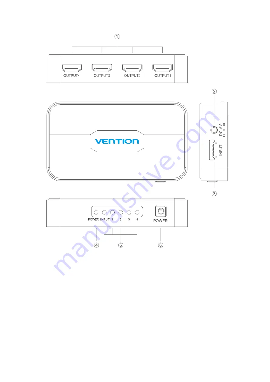 Vention VWS-B05 Скачать руководство пользователя страница 3