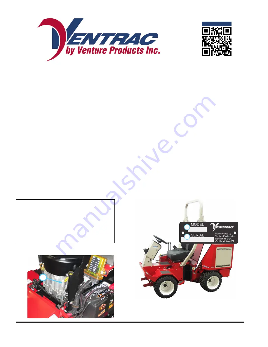 Ventrac 3400L Operator'S Manual Download Page 2