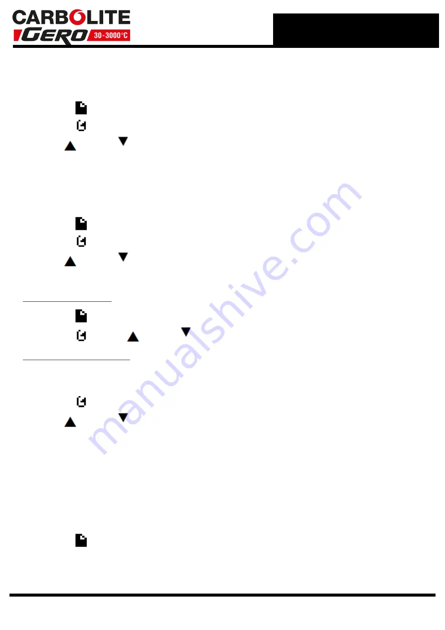 VERDER CARBOLITE GERO HTF 18/27 Installation, Operation And Maintenance Instructions Download Page 29