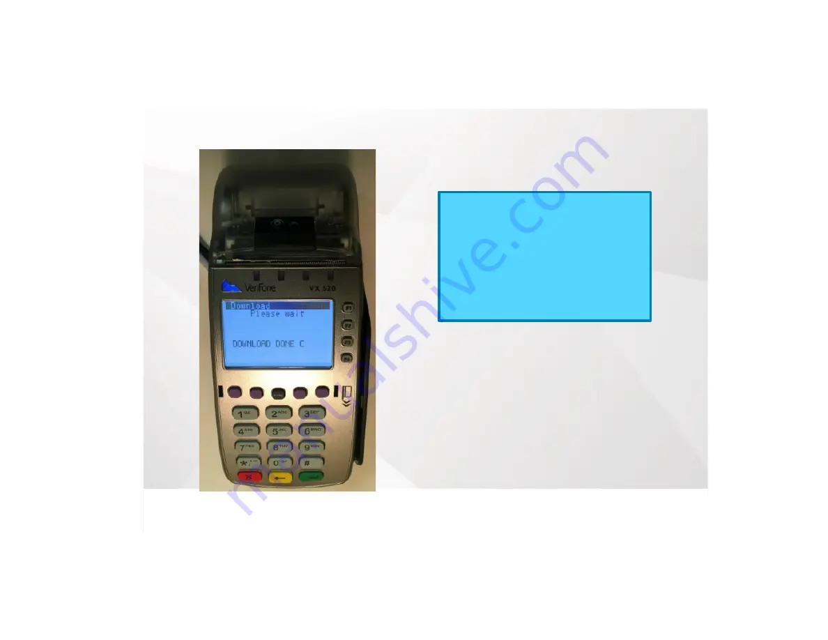 VeriFone Vx-520 Series APACS 40 Скачать руководство пользователя страница 32