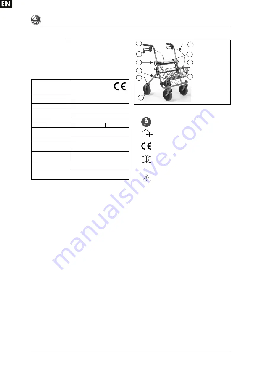 Vermeiren 286E Instruction Manual Download Page 4