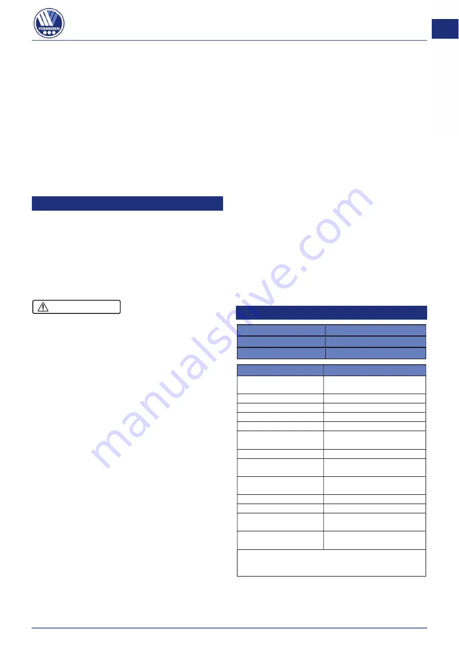 Vermeiren 376 User Manual Download Page 9