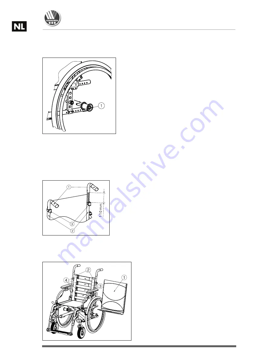 Vermeiren D400 Instruction Manual Download Page 60