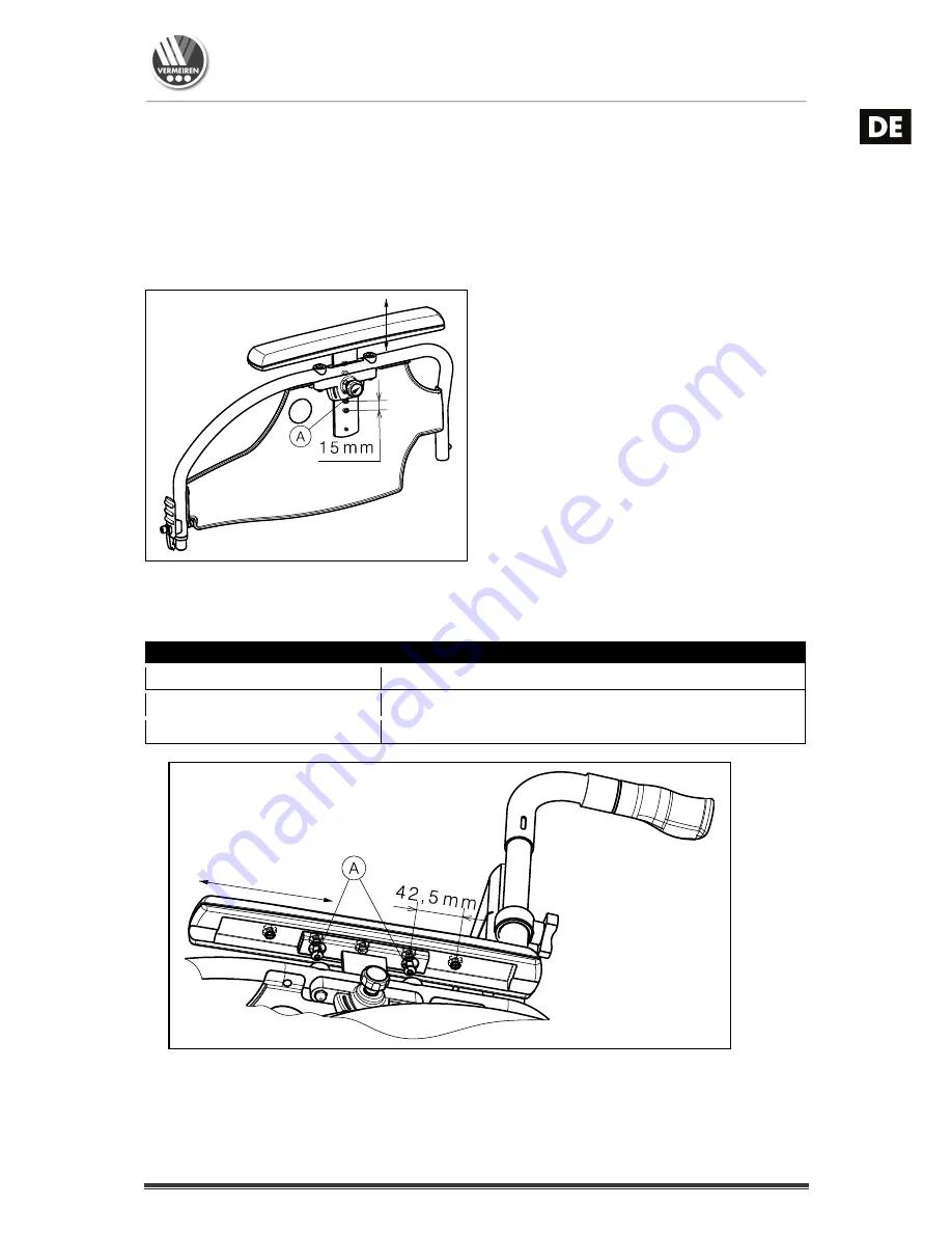 Vermeiren D400 Instruction Manual Download Page 91